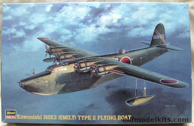 Hasegawa 1/72 H8K2 Emily Flying Boat - 901st Naval Air Corps 1943/45 / Yokosuka Chinjufu Naval Air Corps / 851st Naval Air Corps 1944, NP5 plastic model kit